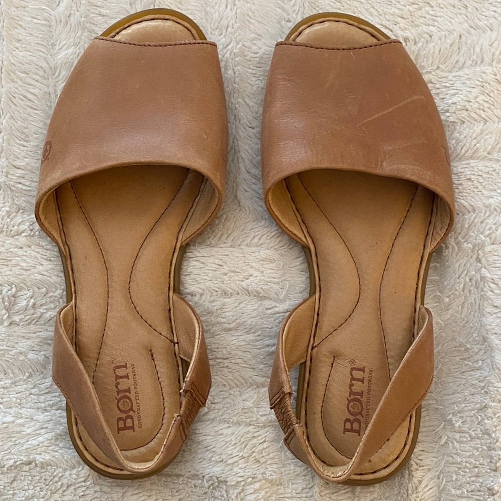 Born Women's Brown Leather Sandals